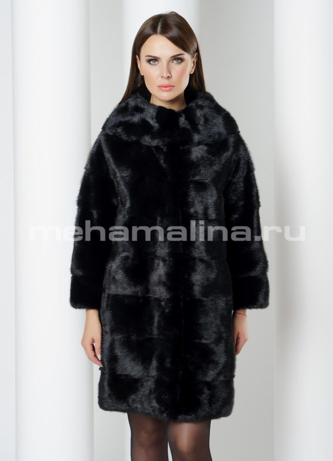 Шуба из норки модель № S-636 универмаг малина