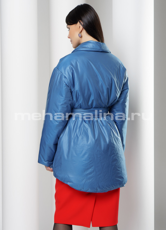 Облегченное пальто с поясом модель № 122/1 в кредит