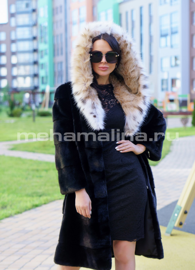 Шуба из норки модель № S-693 в кредит