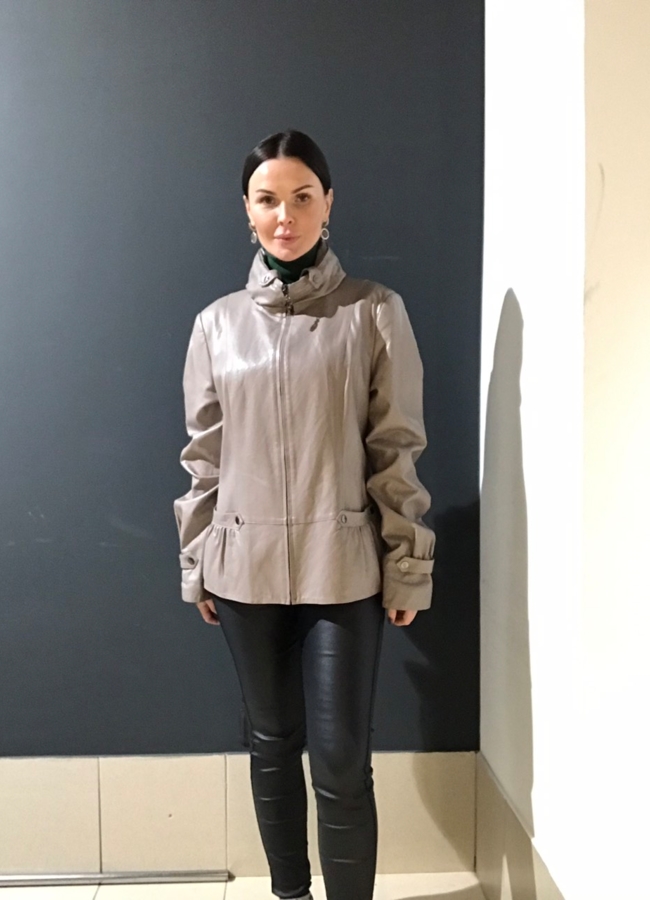 Куртка женская из эко кожи модель № 633 в рассрочку