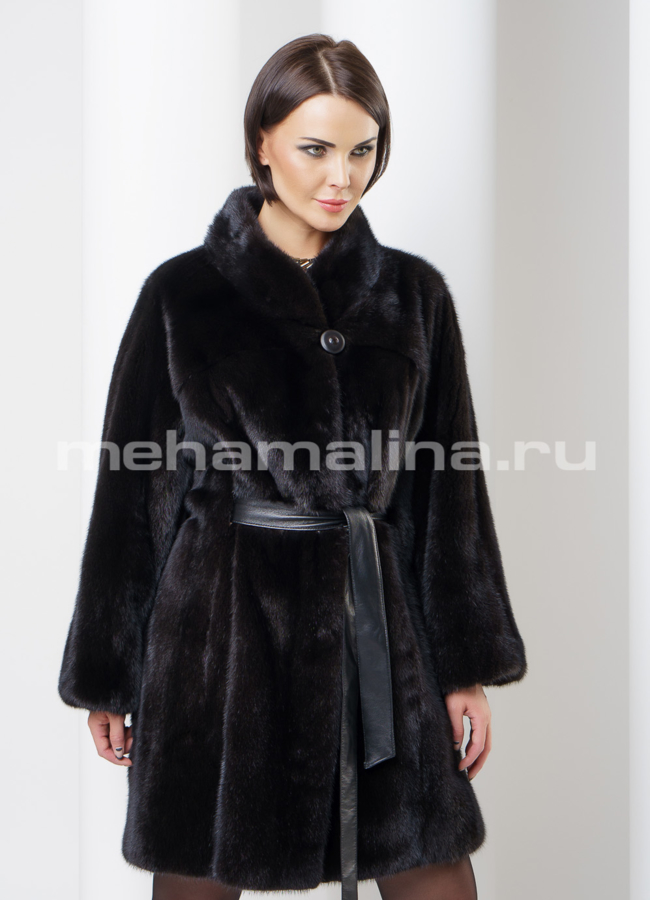 Шуба из скандинавской норки модель № S-455 в рассрочку