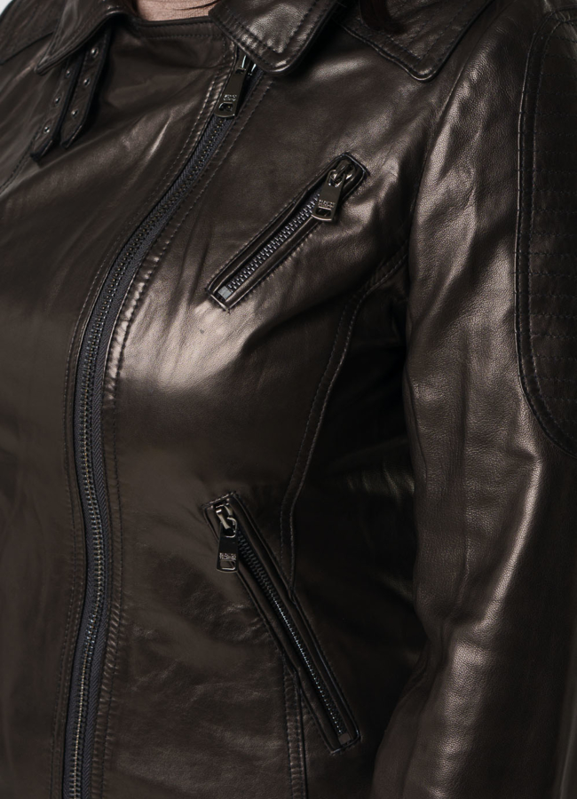 Кожаная куртка - косуха модель № 10634 универмаг малина Кожаная куртка - косуха модель № 10634 универмаг малина