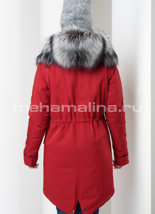 Парка с чернобуркой модель № П-167 в кредит