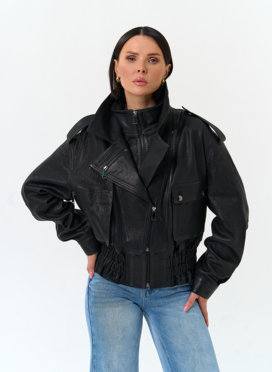 Женская куртка из натуральной кожи