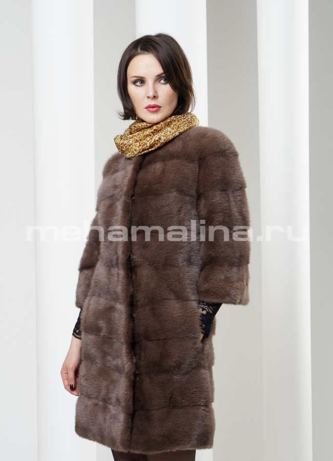 Шуба из норки модель № S-179 в кредит