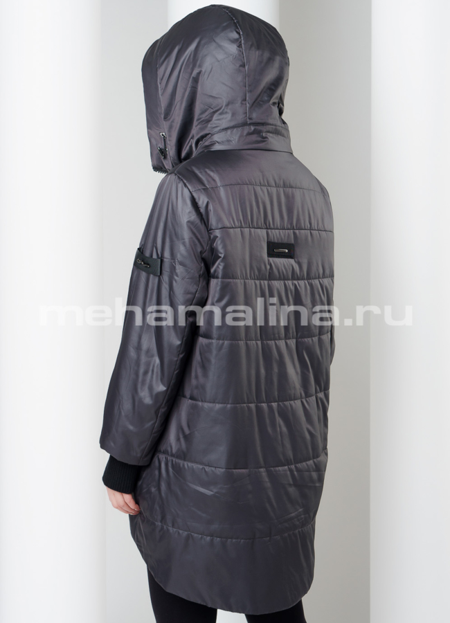 Куртка удлиненная  модель № PK-60 универмаг малина
