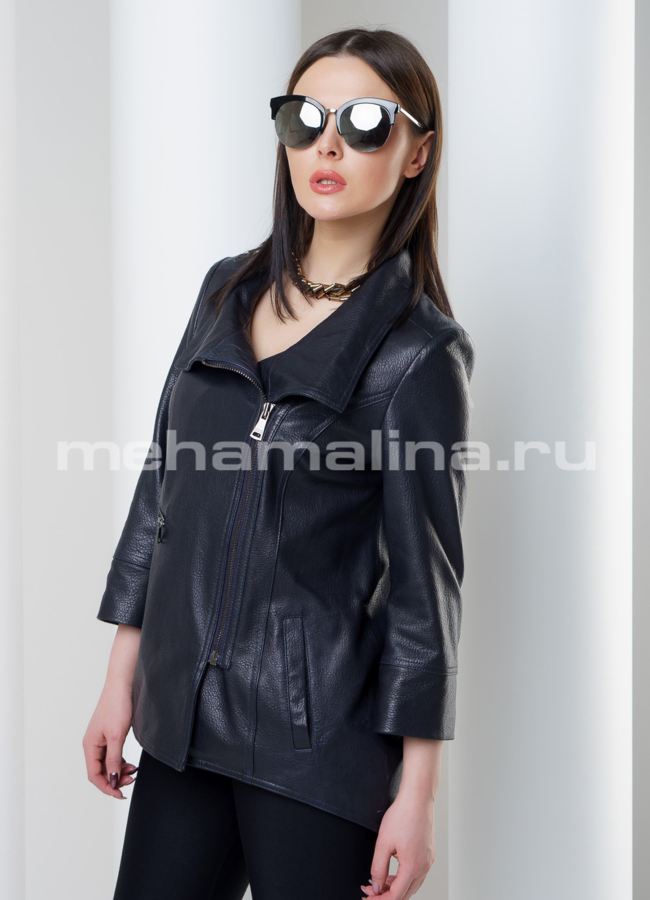 Куртка из кожи модель № K-369 универмаг малина