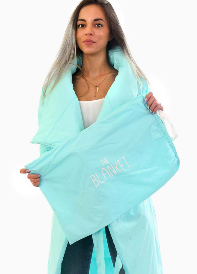 Двухсторонний пуховик модель № П-222 универмаг малина