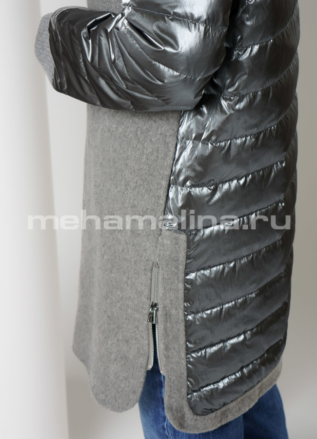 Пальто премиум DiegoM модель № DiegoM 406 универмаг малина