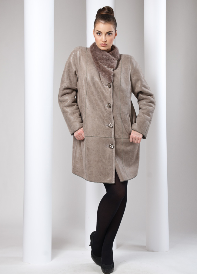 фото Дубленка с норочкой модель № D-9  (большой размер не проблема ПРИХОДИТЕ)