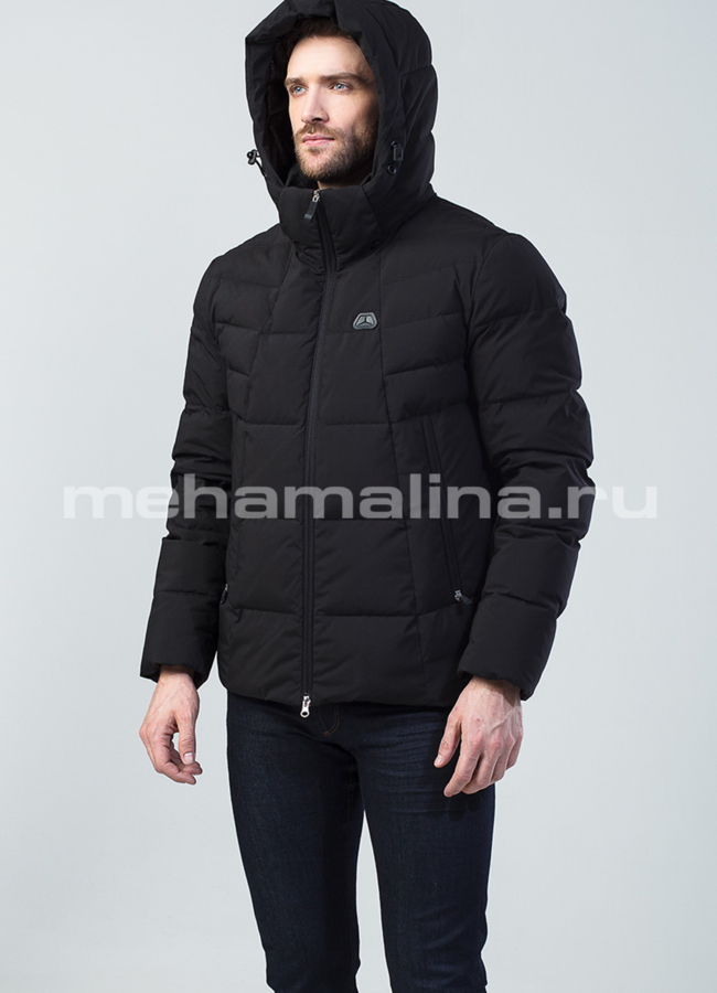 Куртка зимняя со встроенными наушниками модель № КМ-49 меха малина