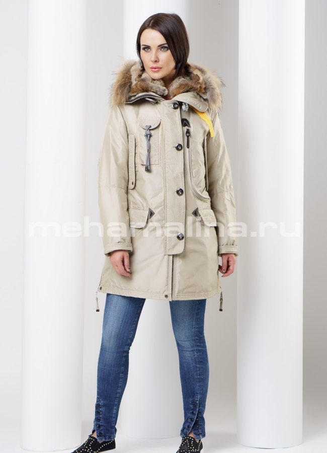 Пуховик с капюшоном модель № П-62 в рассрочку