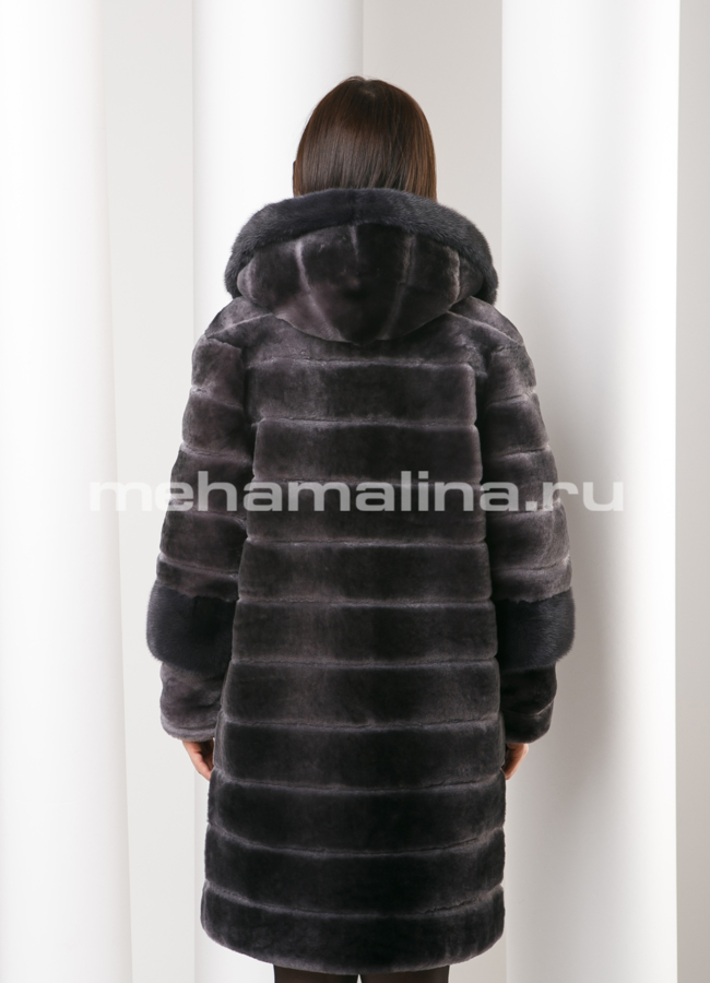 Шуба из мутона модель № S-490 в кредит