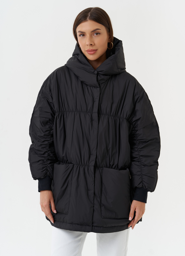 Женская куртка оверсайз модель № 27884 в рассрочку