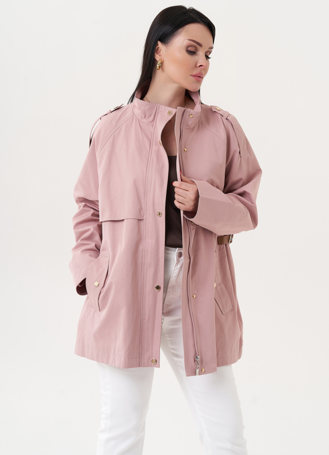 Женский жакет розового цвета модель № 27201 в рассрочку