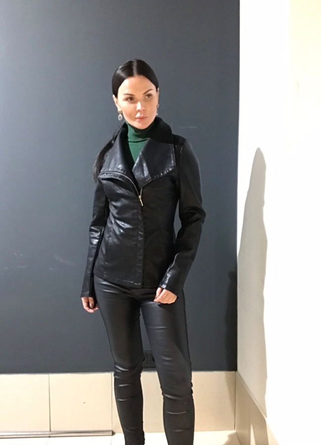 Куртка женская из эко кожи модель № 1576 в кредит