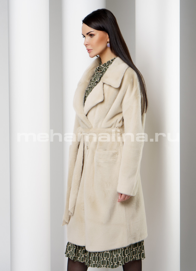 Женское ворсовое пальто модель № 058 универмаг малина