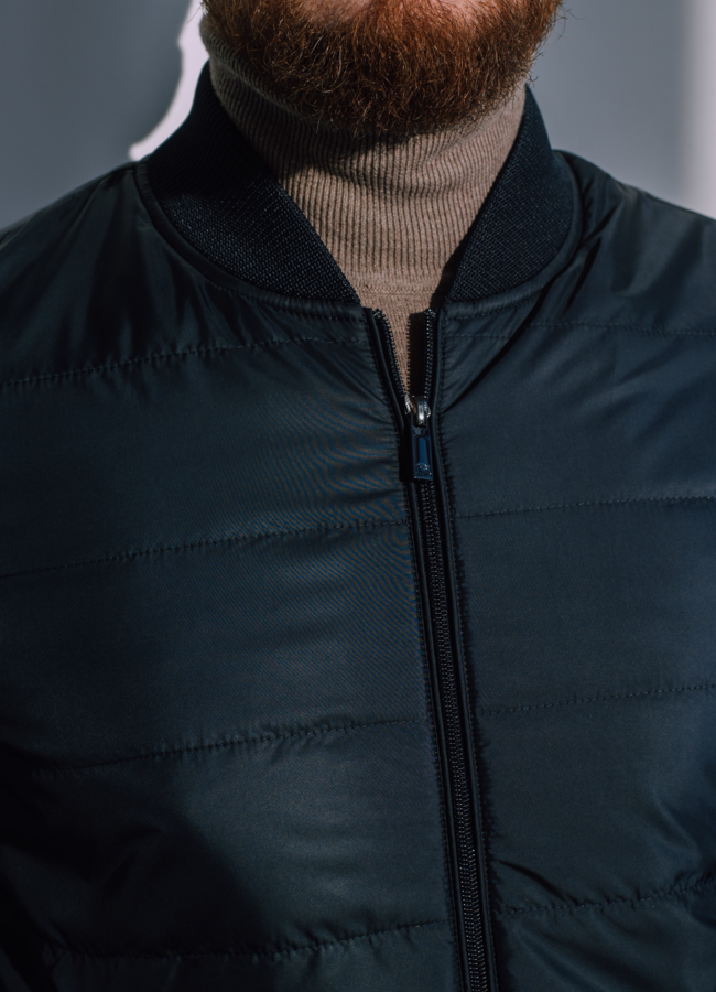 Куртка бомбер синего цвета  модель № 22457 универмаг малина Куртка бомбер синего цвета  модель № 22457 универмаг малина