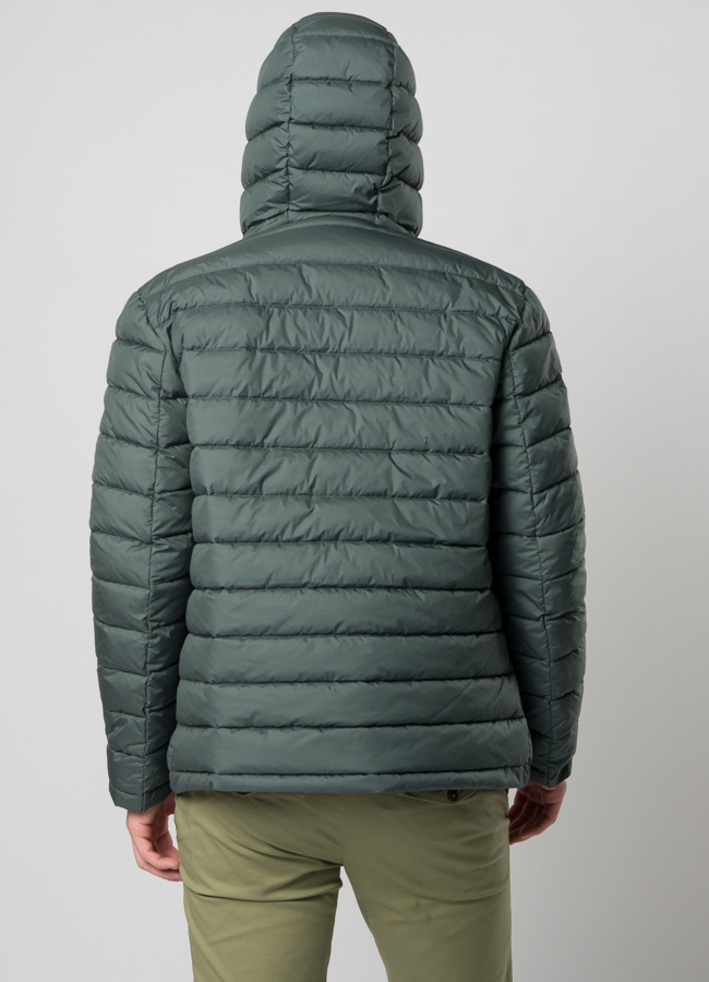 Мужская утепленная куртка с капюшоном модель № M9033 универмаг малина