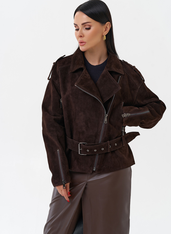 Куртка женская из замши