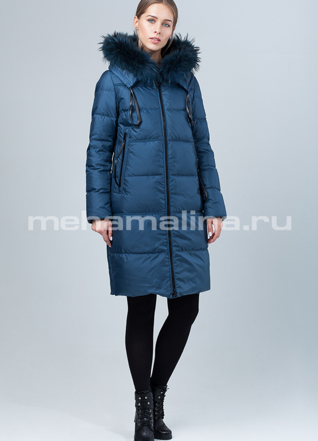 Зимний пуховик модель № П-281 универмаг малина