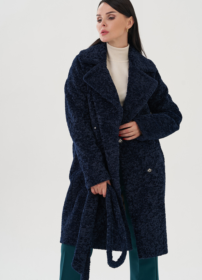 Полупальто женское с английским воротником модель № 24606 универмаг малина