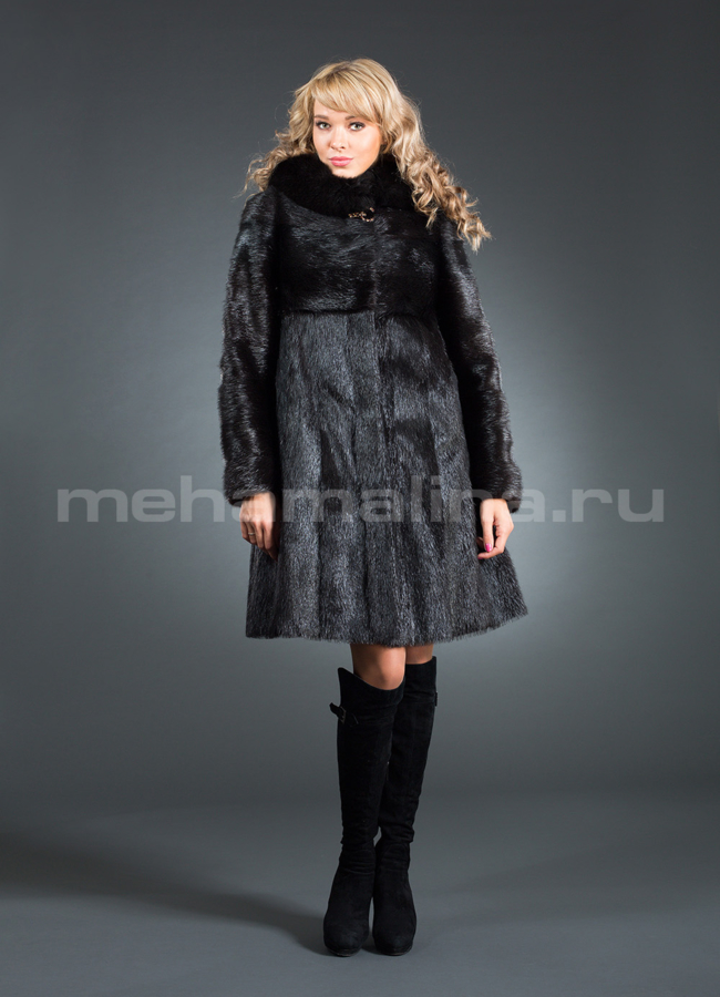 Шуба нутрия 