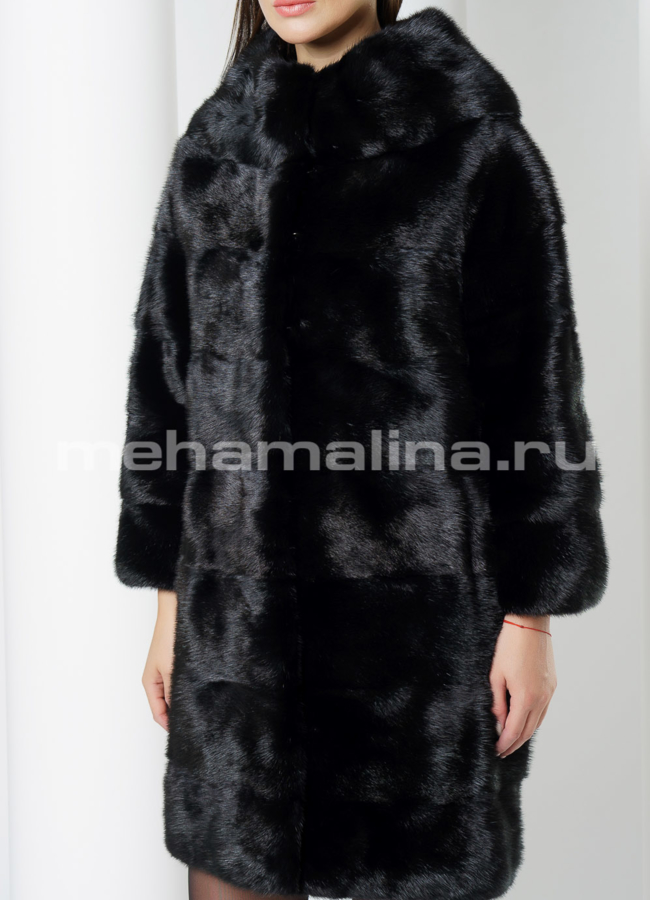 Шуба из норки модель № S-636 универмаг малина