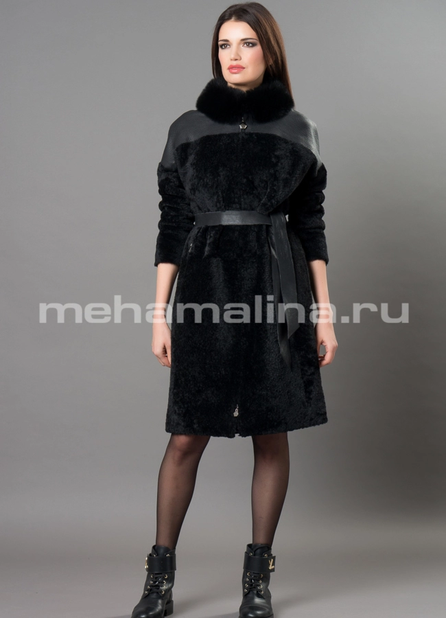 Дубленка из астрагана модель № D-240 в рассрочку