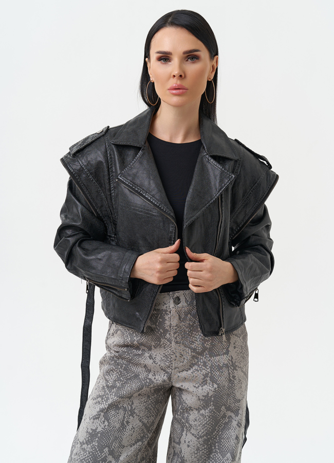 Куртка женская из эко кожи в стиле ретро модель № 30311 универмаг малина Куртка женская из эко кожи в стиле ретро модель № 30311 универмаг малина