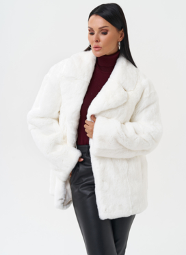 Шуба из меха кролика Шуба из меха кролика