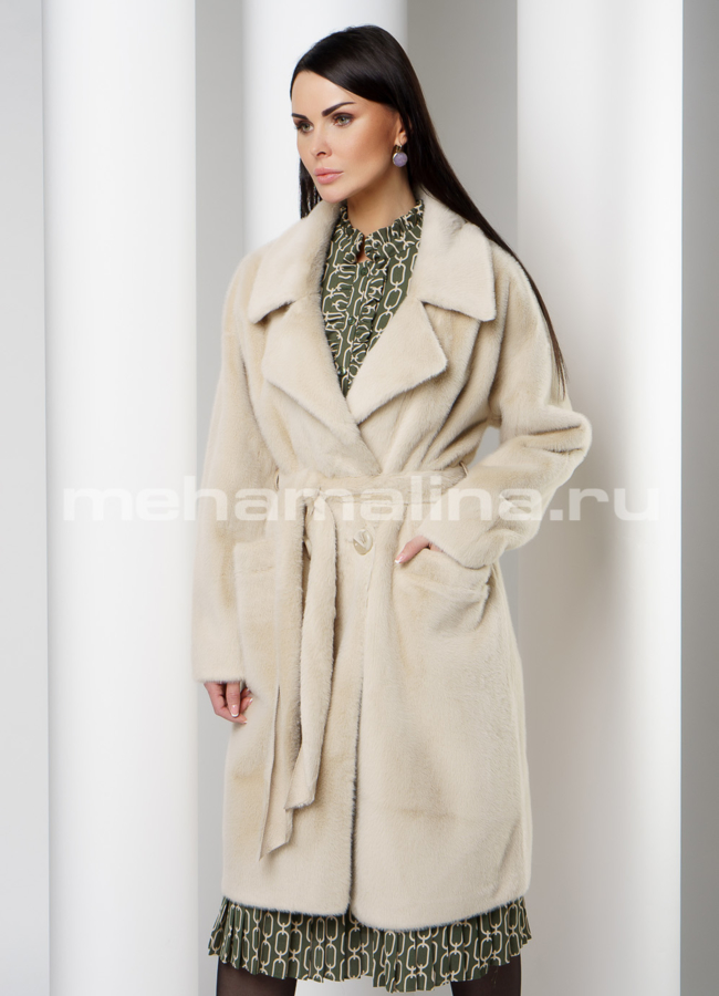 Женское ворсовое пальто модель № 058 универмаг малина