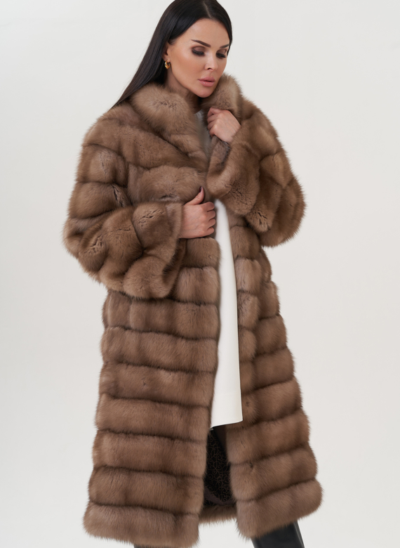 Шуба из куницы 