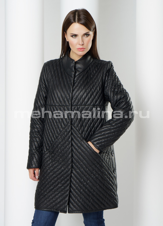 Френч из натуральной кожи модель № K-446 универмаг малина