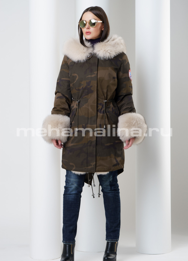 Меховая парка Malina siberian wear модель № П-142 в рассрочку