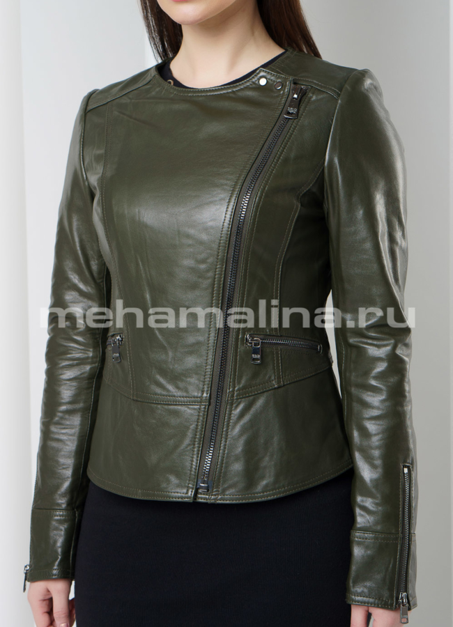 Куртка из натуральной кожи модель № 10632 универмаг малина