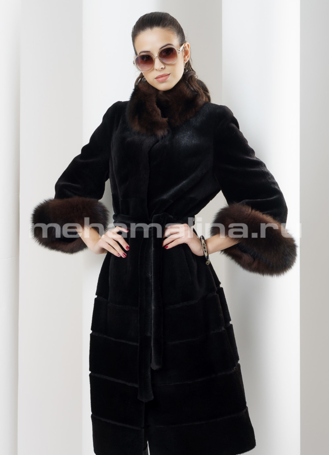 Шуба нутрия модель № S-464 универмаг малина
