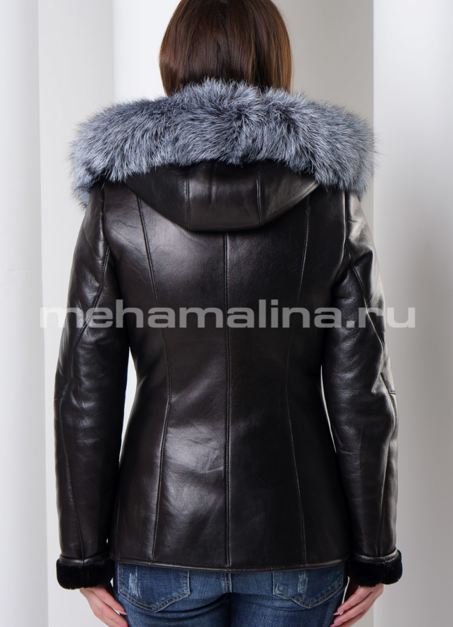 Укороченная дубленка модель № 132 в кредит