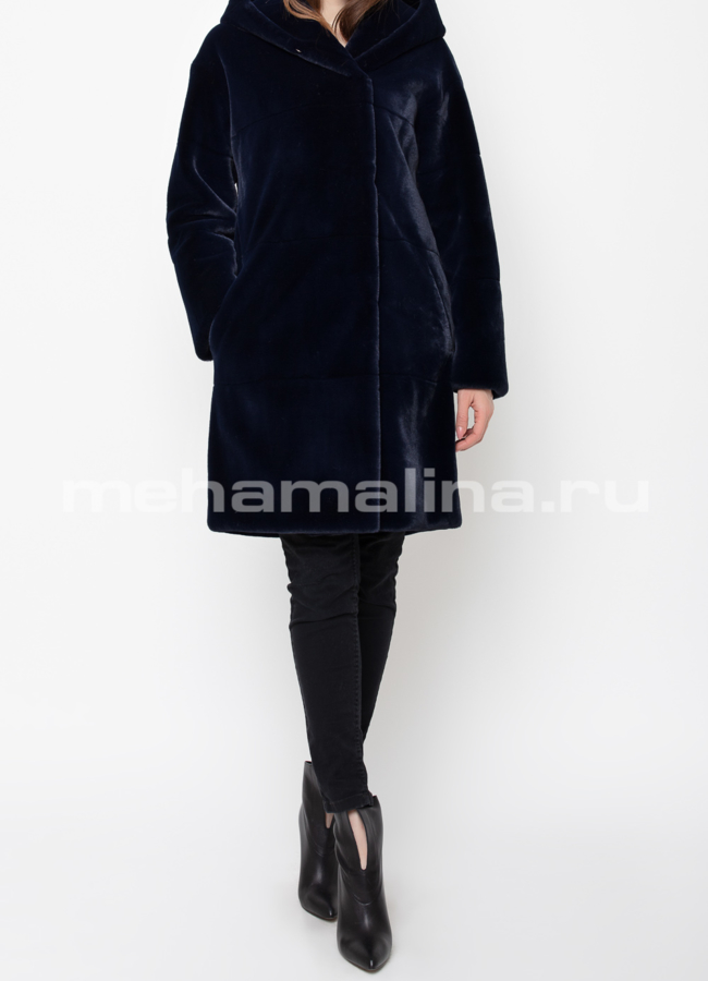 фото Пальто из эко меха модель № 809