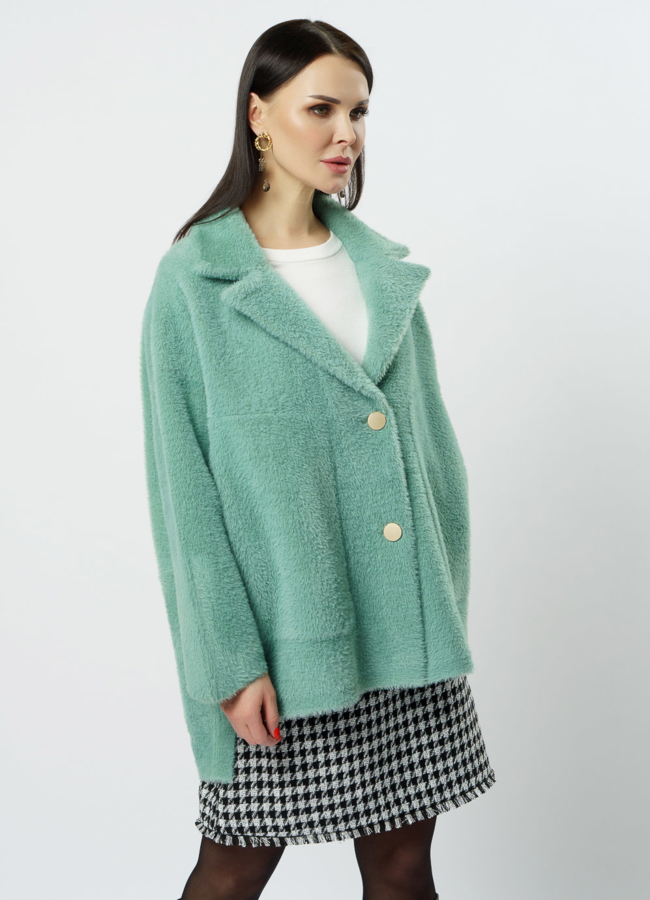 Женский кардиган в мятном цвете модель № 992 универмаг малина