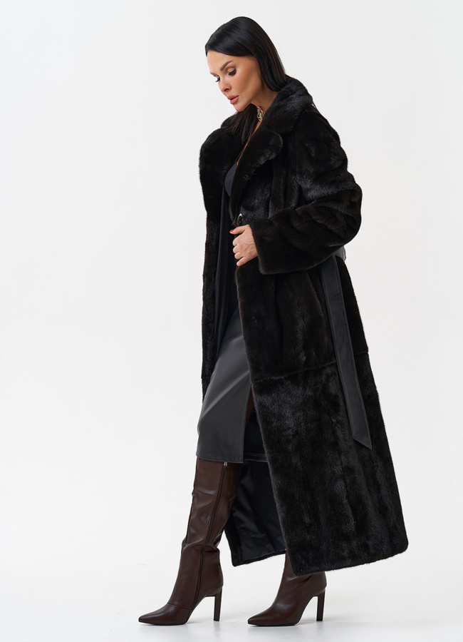 Шуба из меха скандинавской норки  модель № 28919 в кредит