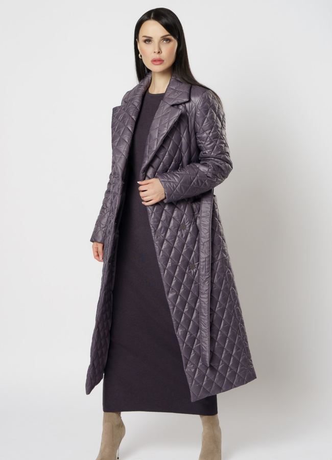 Женское пальто из плащевой ткани модель № 17785 универмаг малина