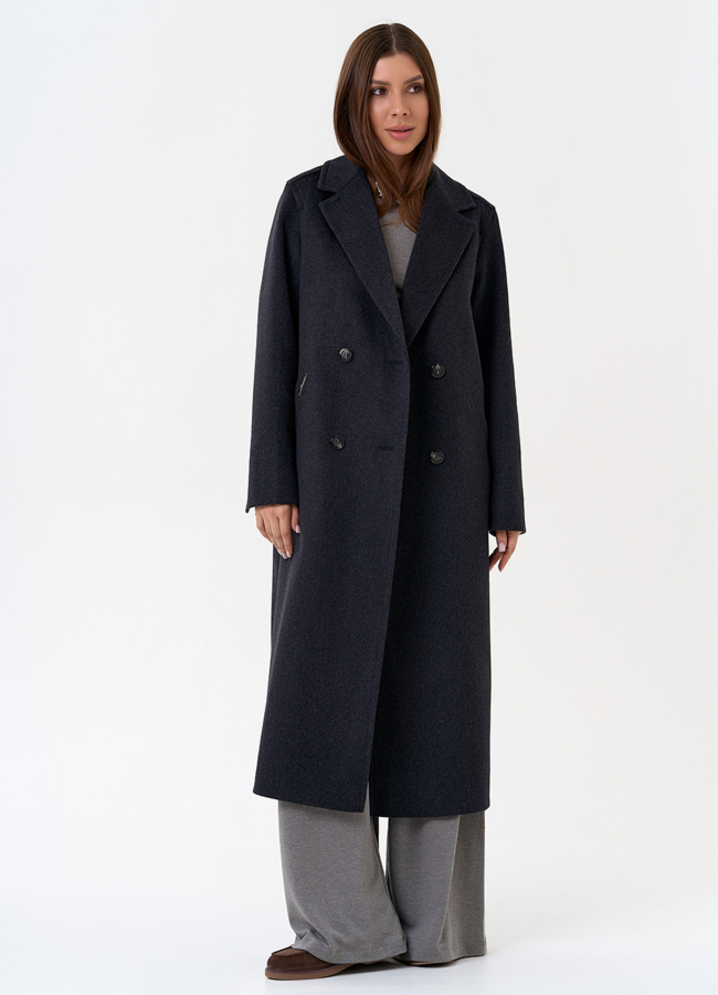 Женское пальто с английским воротником модель № 31334 универмаг малина