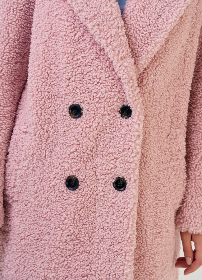 Женское пальто из искусственного меха модель № 23240 в кредит