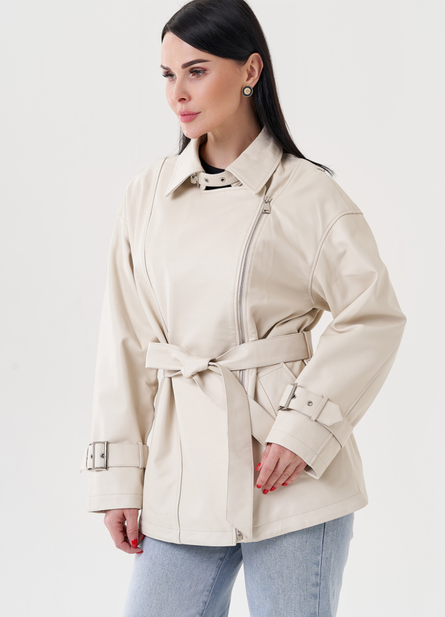 Женская куртка из натуральной кожи модель № 24403 универмаг малина Женская куртка из натуральной кожи модель № 24403 универмаг малина