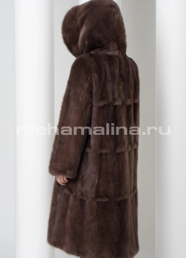 Норковая шуба модель № S-568/1 универмаг малина