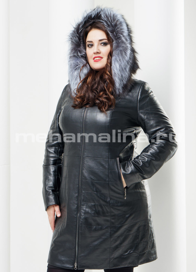 Плащ с капюшоном модель № K-292 в кредит