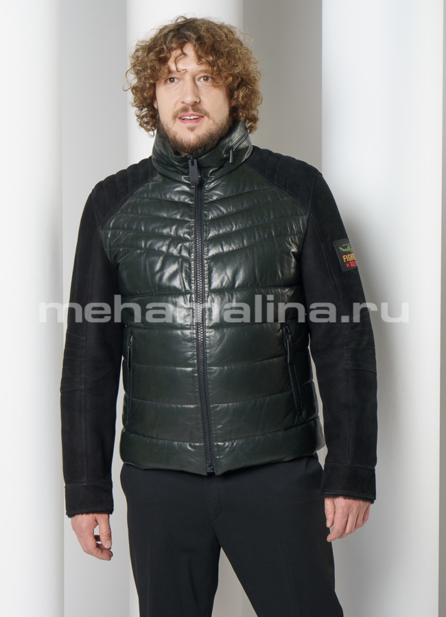 Куртка на молнии воротник стойка  модель № ПМ-106 универмаг малина