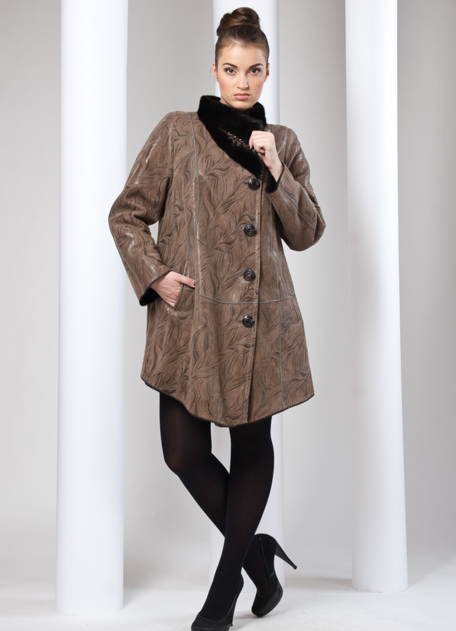 Дубленка модель № D-12 в рассрочку