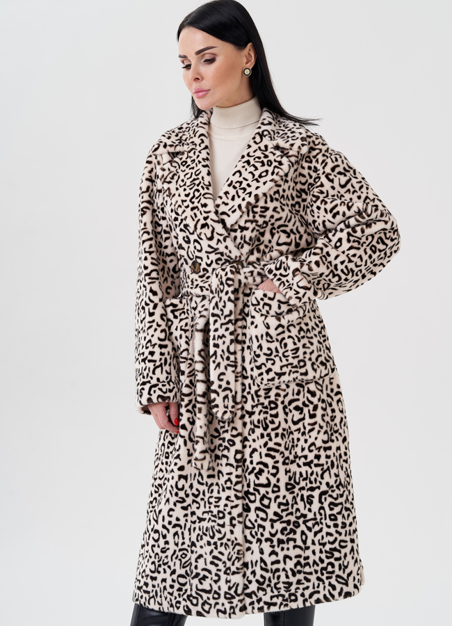 фото Женское пальто с английским воротником   модель № 24102